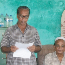 মোরেলগঞ্জে মুক্তিযোদ্ধার উপর হামলার প্রতিবাদ