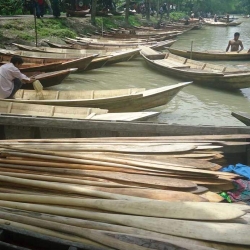শরতেও জমজমাট নৌকার হাট