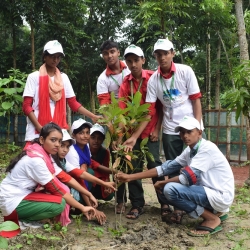 বাগেরহাটে উৎসবমূখর পরিবেশে ‘সবুজ উপকূল’ কর্মসূচি অনুষ্ঠিত