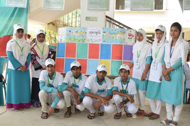 কর্মসূচি উপলক্ষে প্রকাশিত দেয়াল পত্রিকা বেলাভূমি