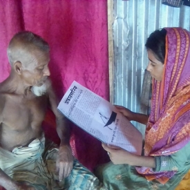 Hand-written community newspaper has stirred up the coastal village of Bangladesh
